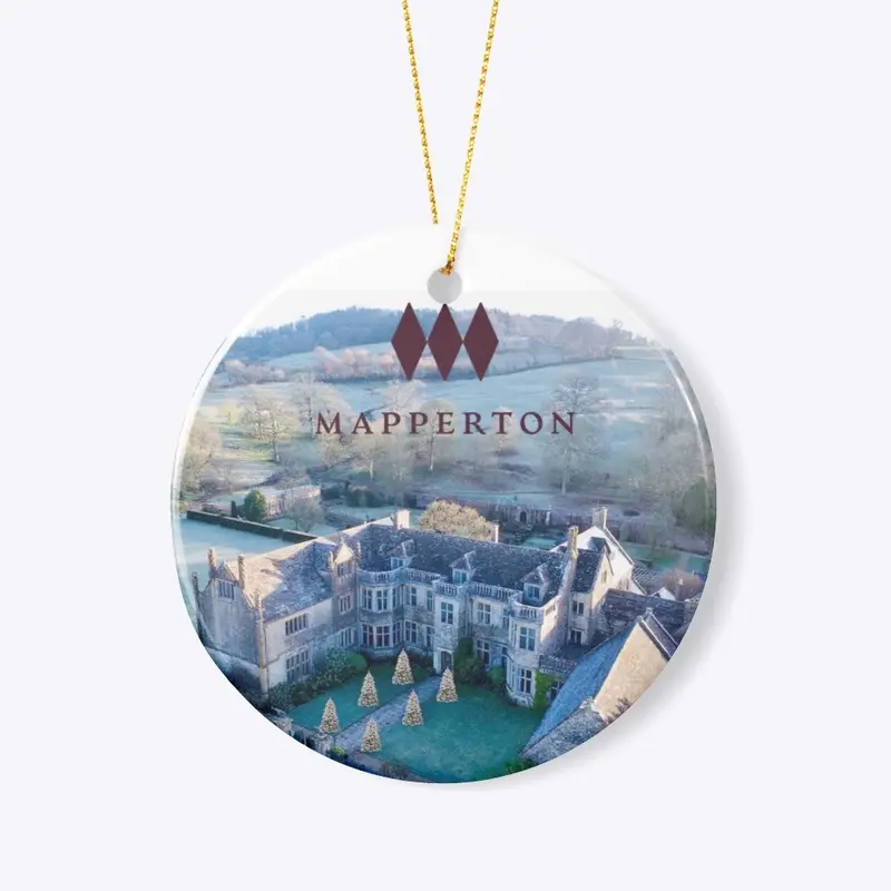 Mapperton Manor Christmas Ornament