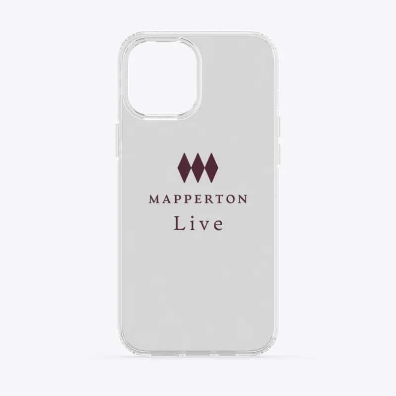 Mapperton LIVE! iPhone Clear Case